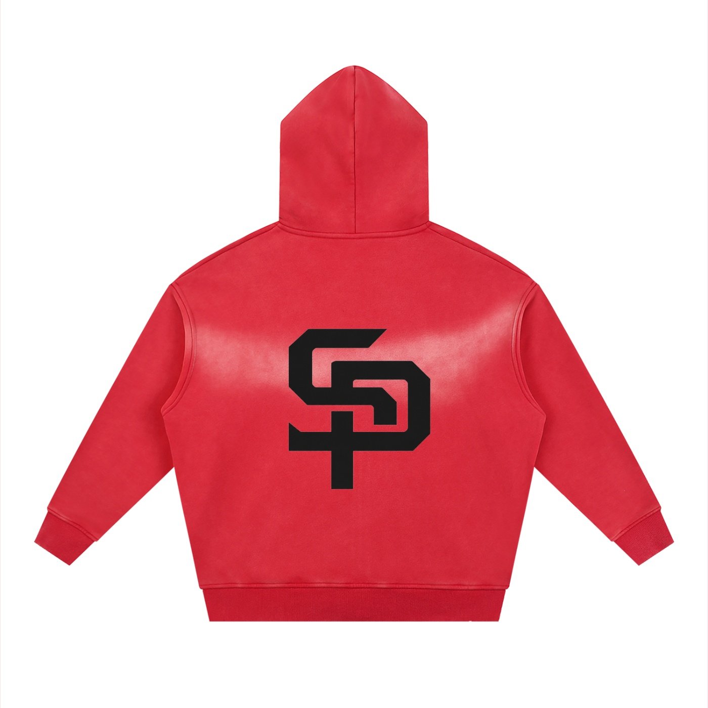 Sunfade Two-way Zipper Boxy Fleece Hoodie - Image 10