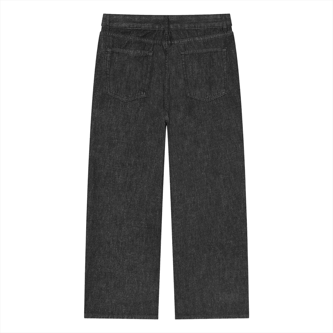 Unisex Vintage Wash Straight Leg Jeans - Image 2